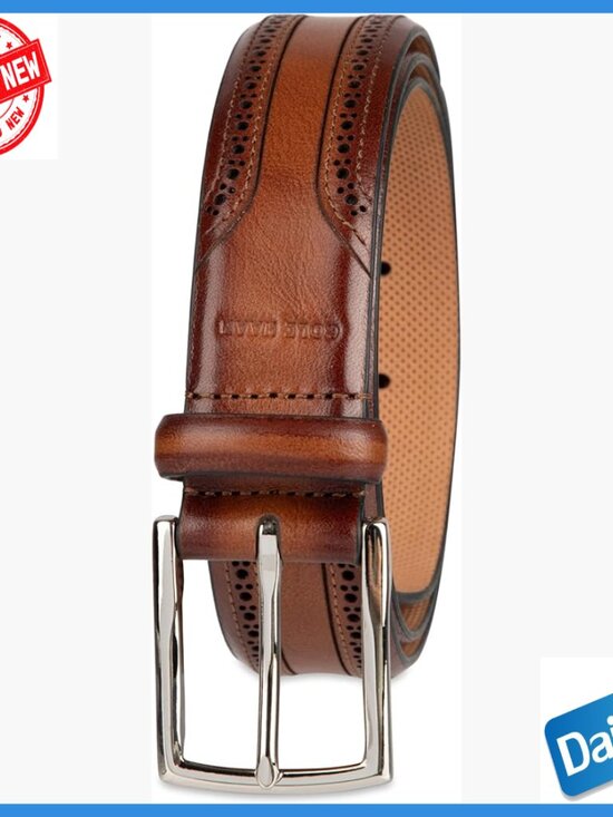 TheBeltShoppe.com Men Men\'s Leather Dress Belt, Adjustable Fit, 1.25 Inch Width, Formal Wear